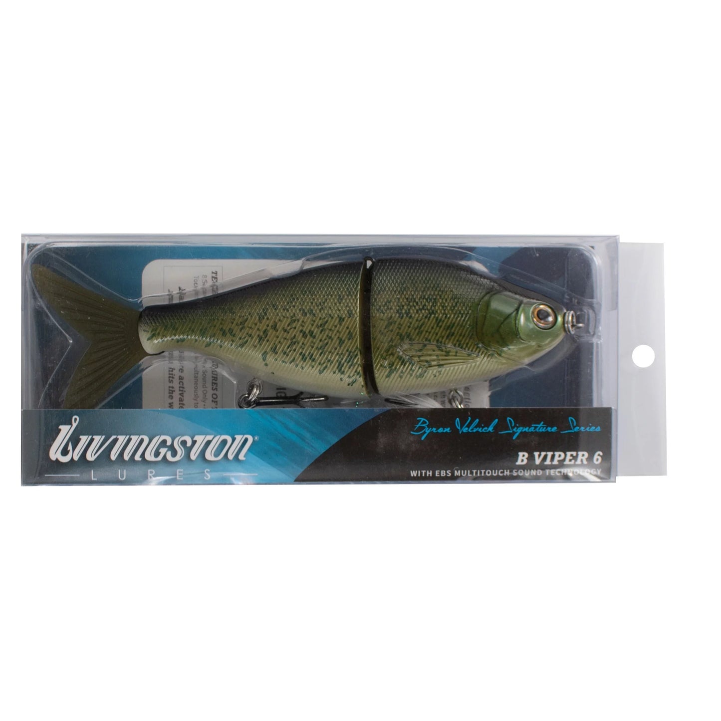 6 Venom B³ Series-CRAPPIE Swimbait Livingston Lures