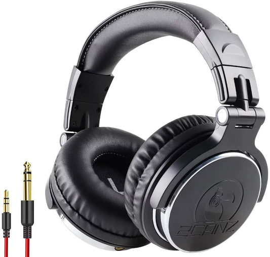 2ONE Headphones, DJ 2CANZ Black, Over-Ear Professional