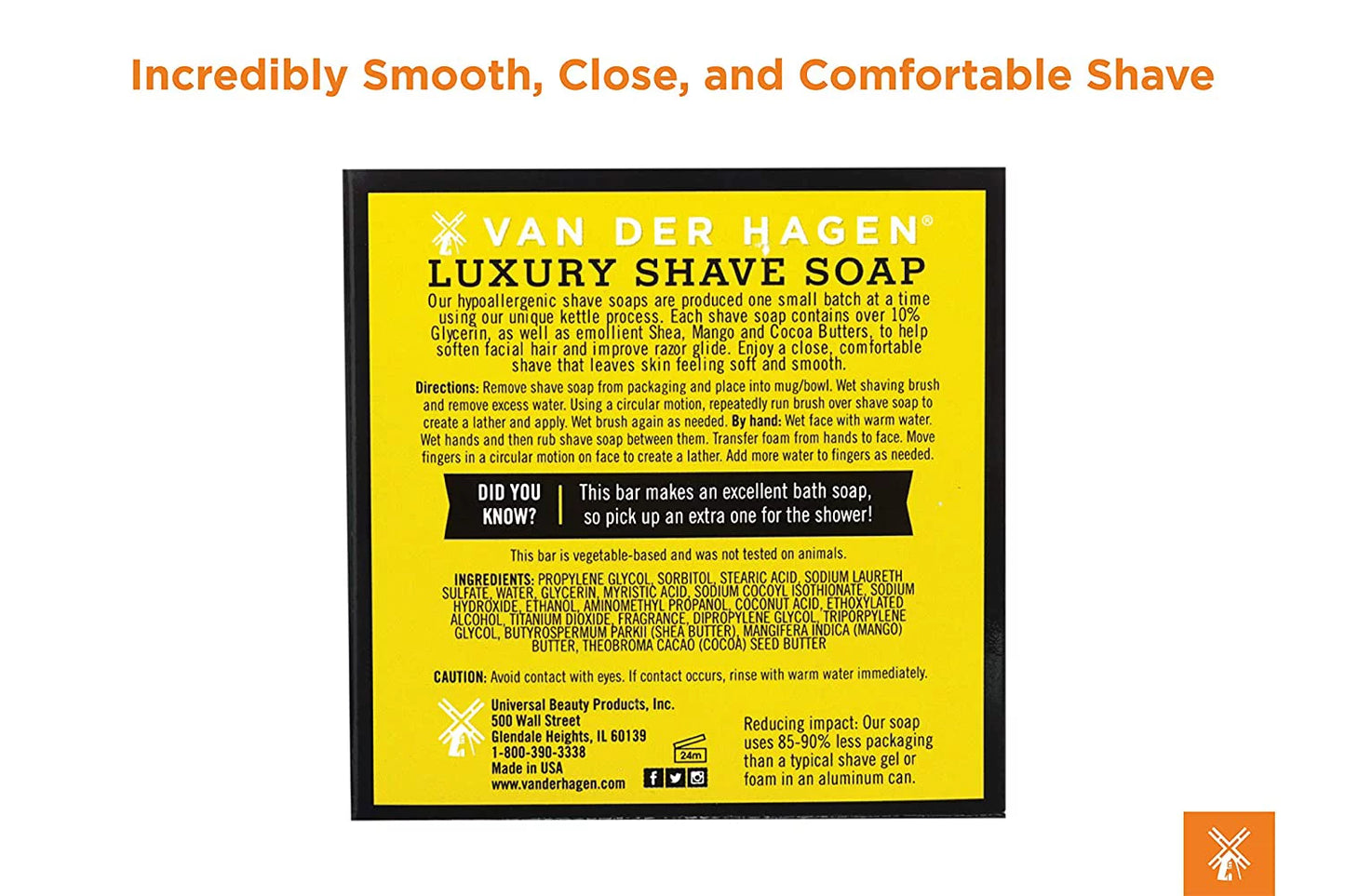 6) of Hagen (Pack Luxury 3.50 Van Scented Der oz Men's Soap