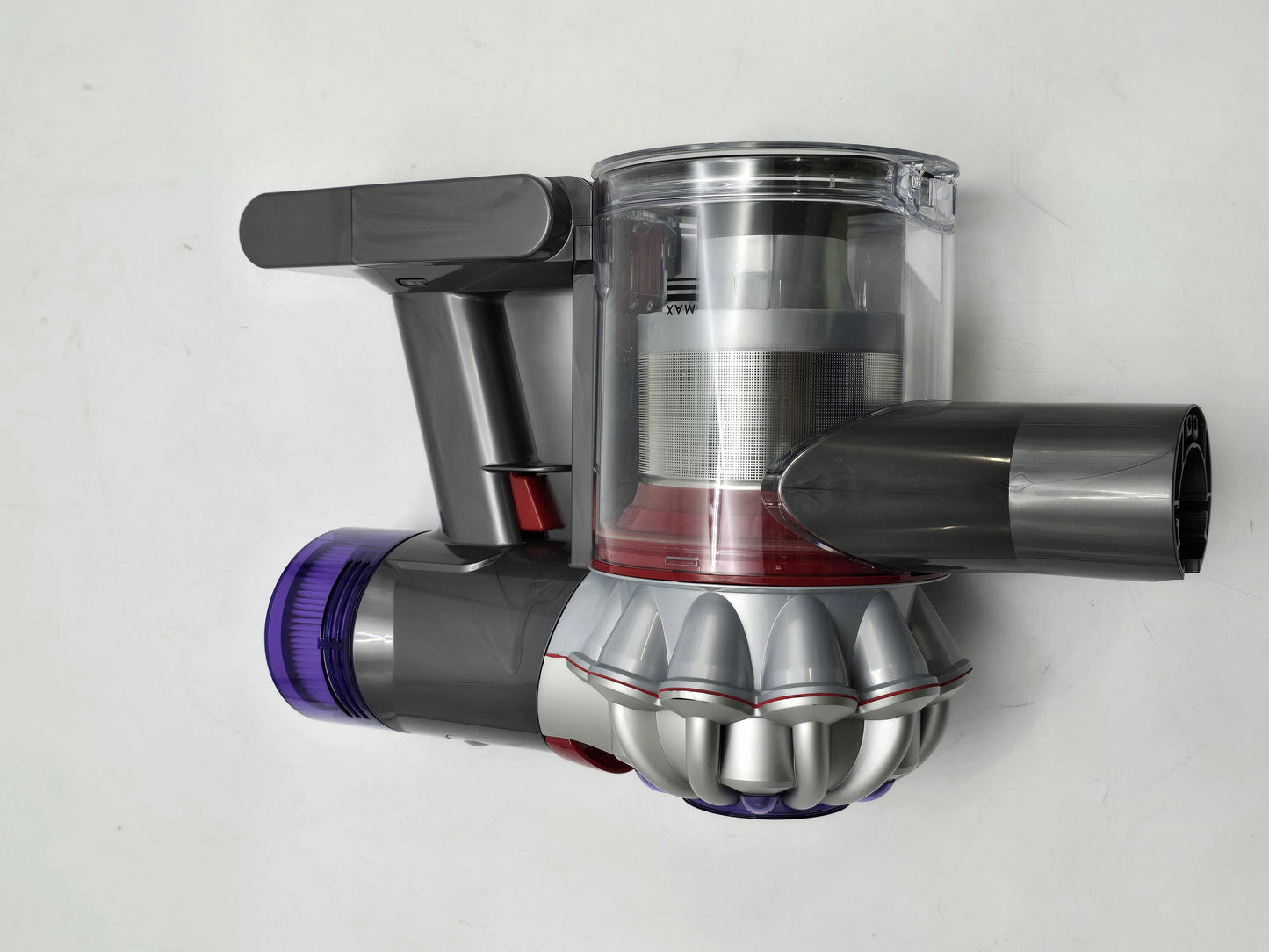 Absolute - Runtime SIlver Up Box Vacuum Cordless 40 SV25 V8 Min Open Dyson to