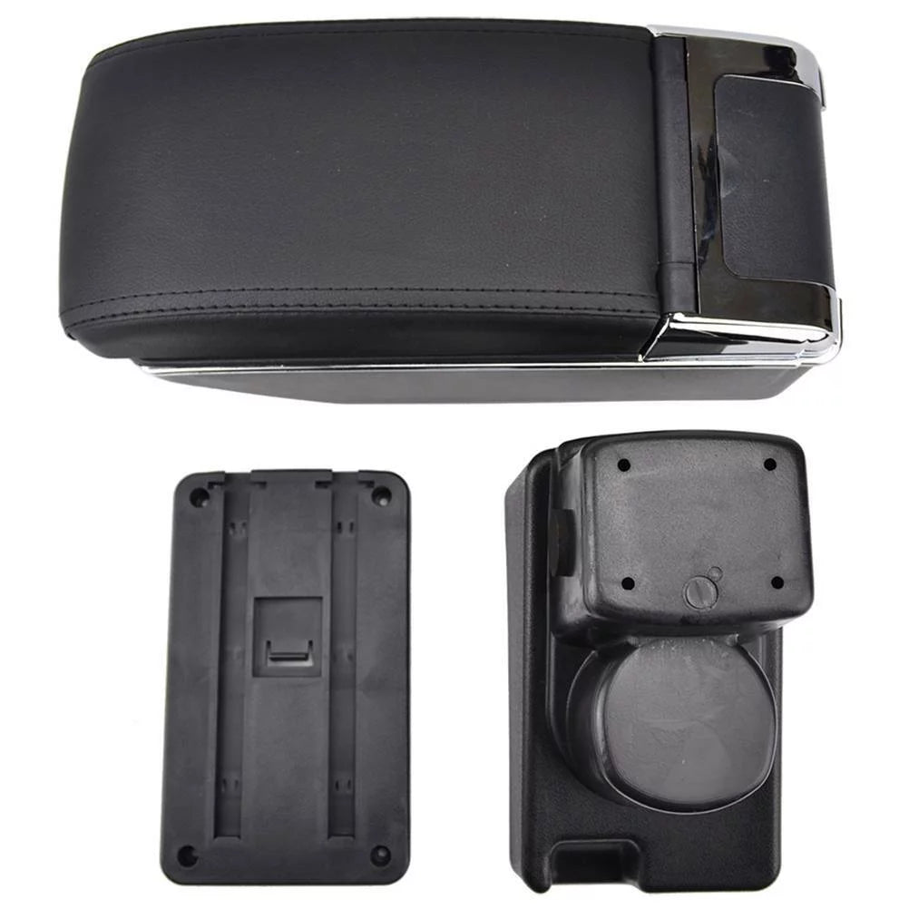 XUKEY Jazz Honda Compartment Duel For Fit Storage Console 2002-2008 Central / Armrest