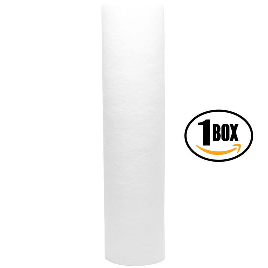 STAGE 5-Micron Universal SYSTEM Water Anchor for Filter Cartridge 10-inch AF-5001 Filters Anchor Polypropylene Filter 4 Denali Brand Replacement Box Pure - - of Water for RO Sediment