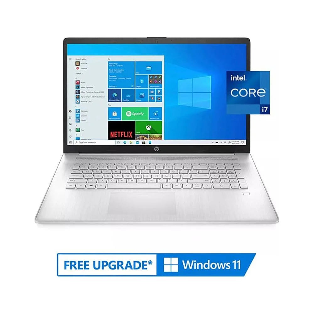 11th Audio, OS, Keyboard, Intel RAM, 32GB Backlit Intel HD Webcam, 17.3" i7-1165G7, PCIe Silver, FHD SSD, HD Core Graphics, HP 1TB Windows IPS Generation Laptop 32GB Xe USB Iris Computer, 2021 Card