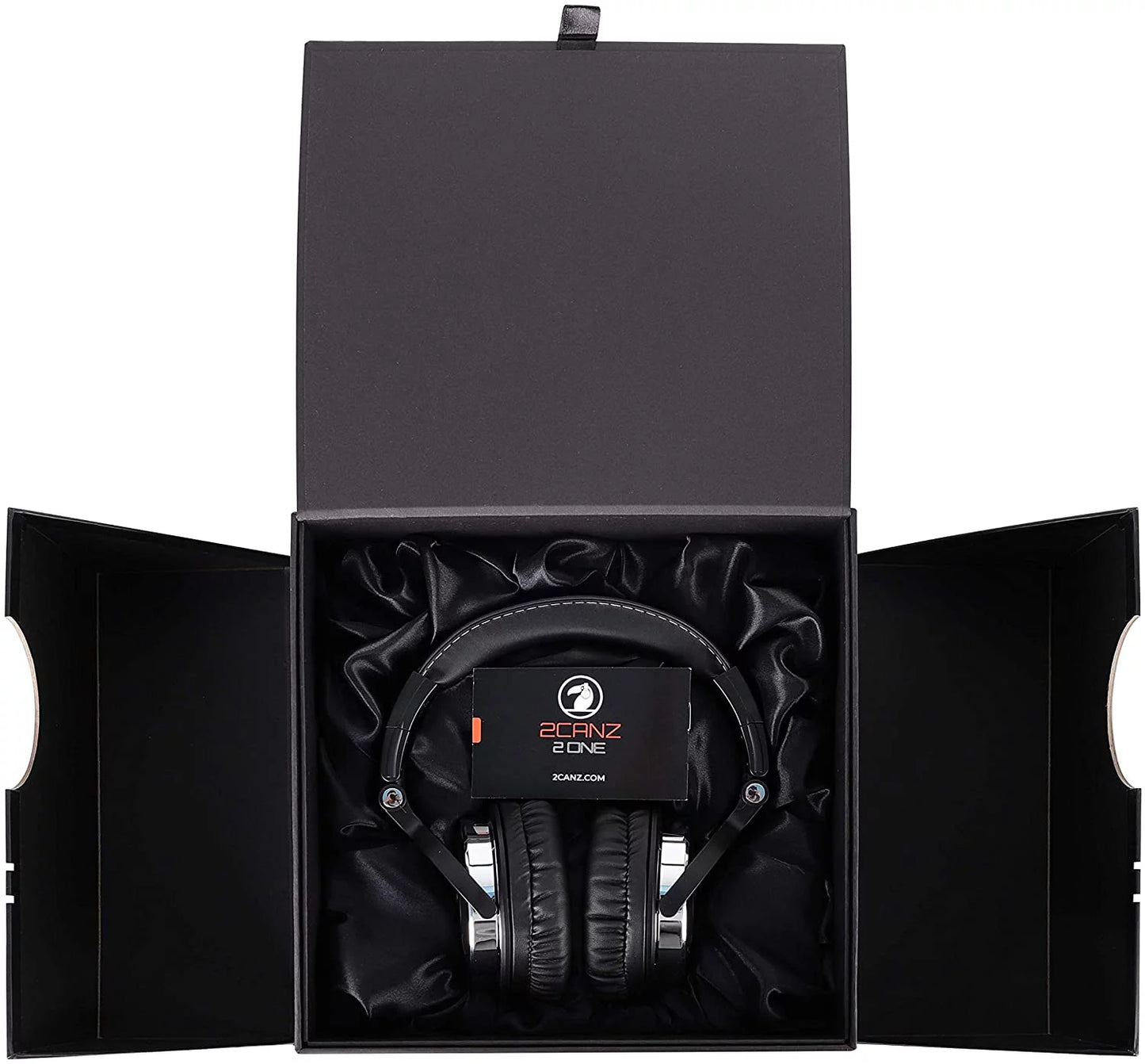 2ONE Headphones, DJ 2CANZ Black, Over-Ear Professional