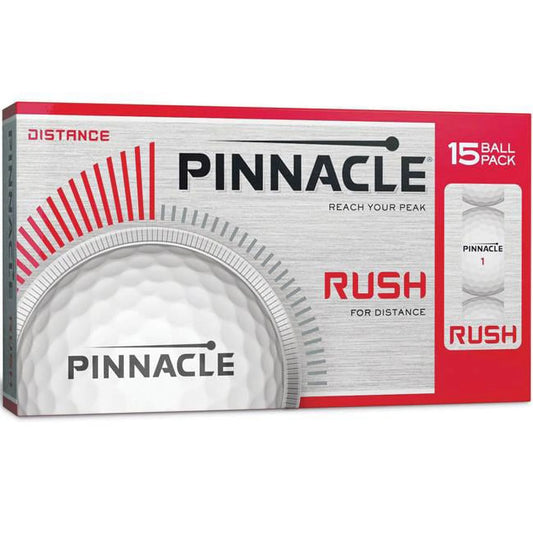 - 15 White Golf Pack Balls Pinnacle Rush of