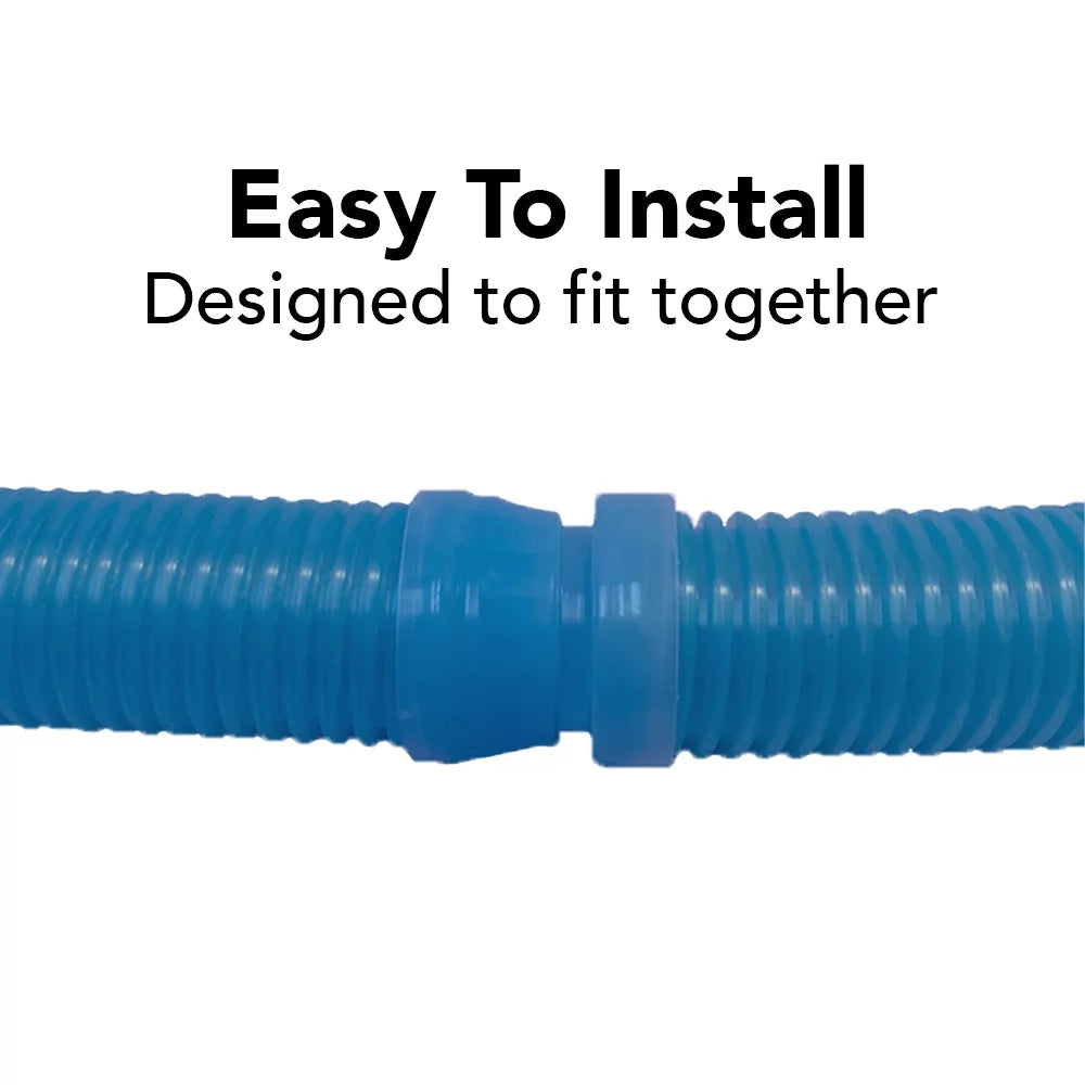 Tech Vac Kreepy Pool 5 Hose ft Pack in 4 Krauly 1.5 Cleaner Blue x Barracuda Puri