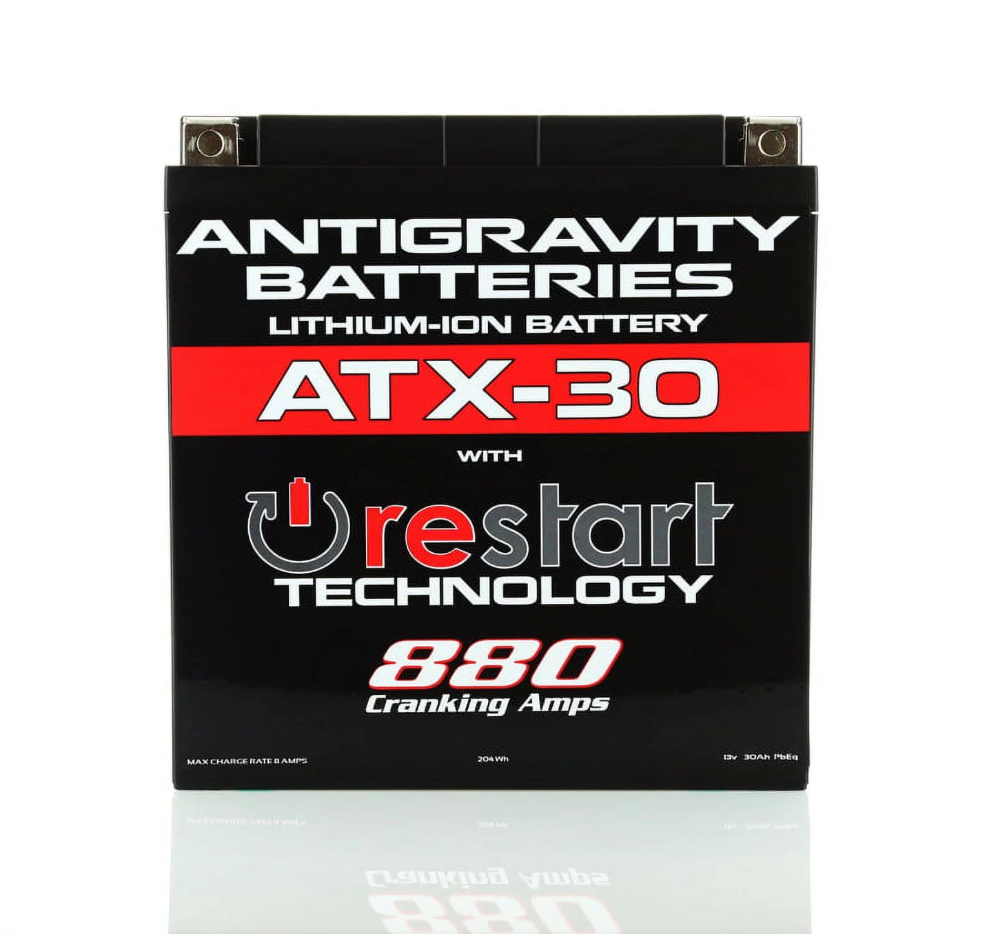 w/Re-Start Lithium AG-ATX30-RS Antigravity YTX30 - Battery