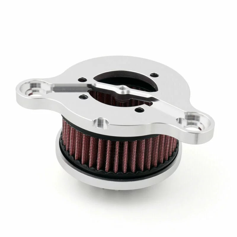 XL1200 Air Cleaner Silver System Intake Kit 1988-2015 Filter Harley-Davidson in for Sportster XL883