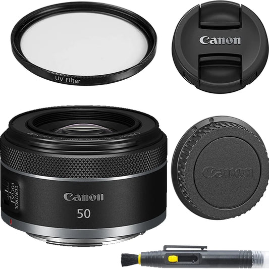 Version) f/1.8 EOS UV EOS with Filter+ (International EOS R6 RP, EOS STM Cleaning Pen 50mm for Glass R, RF Canon Lens R5,