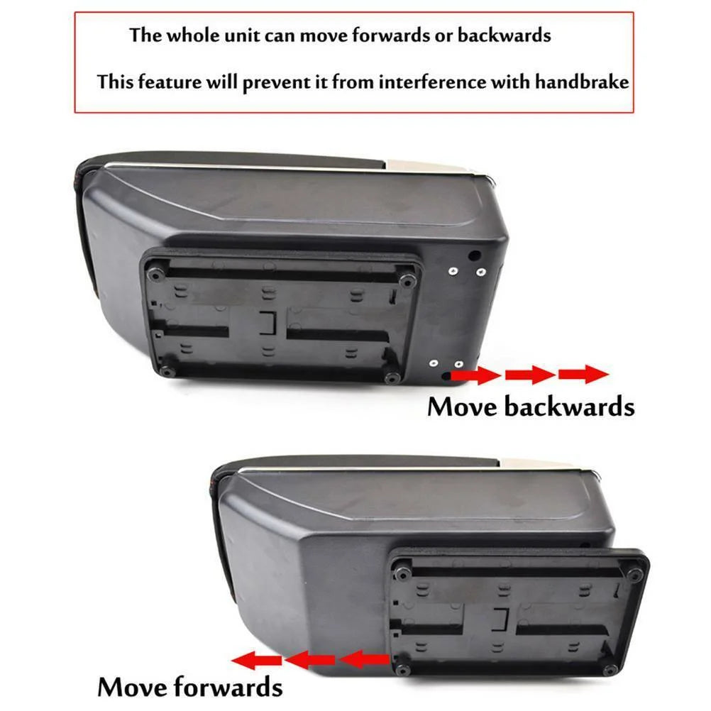 XUKEY Jazz Honda Compartment Duel For Fit Storage Console 2002-2008 Central / Armrest