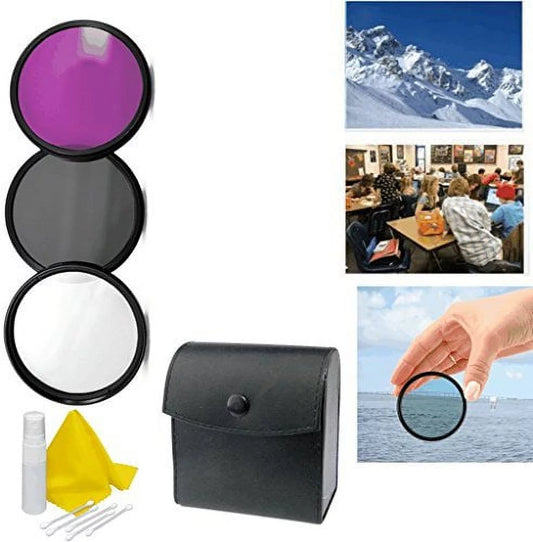 + Multiple Kit Filter Coated Sony Appropriate 3pc 3-Piece 49mm Alpha Cleaning Kit A6000