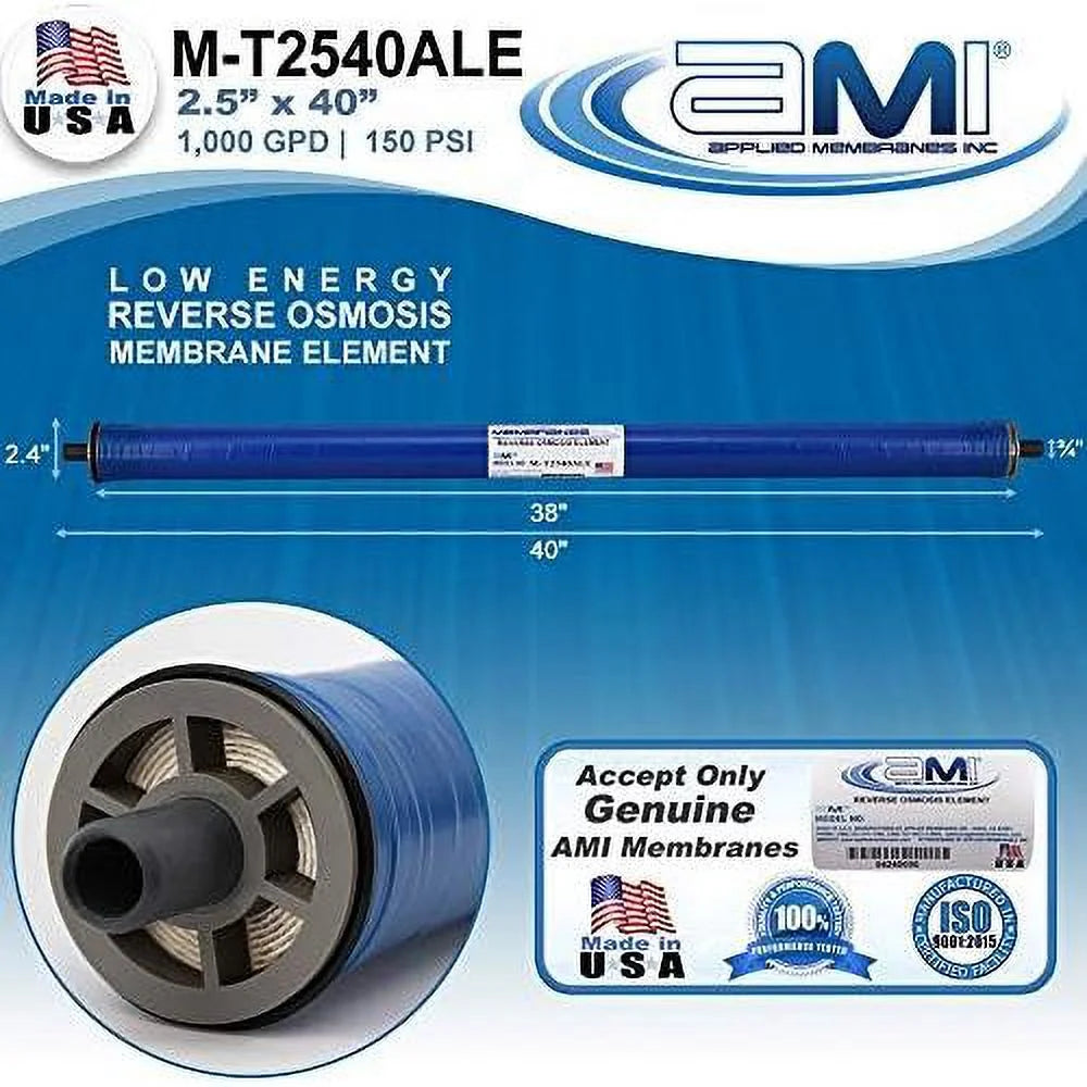 | RO Energy Low Psi | For 99% | Osmosis Membrane Rejection Tap GPD Replacement Membrane Water 150 At 1,000 | Reverse M-T2540ALE