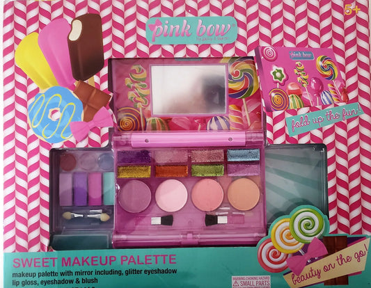 Sweet Makeup & Bow Palette Pink Lauren Jacky by