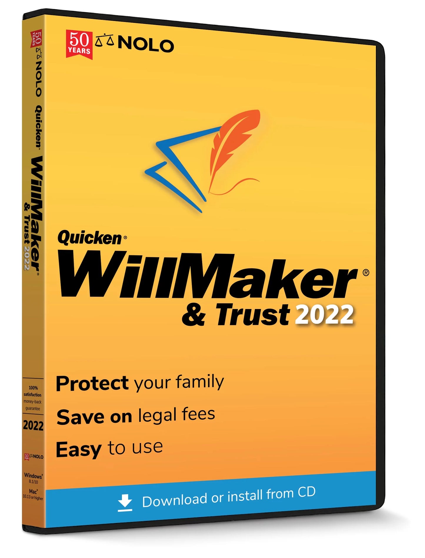 Trust OS System: or 10.13 Windows Mac Quicken WillMaker Operating & 2022 8.1/10 Higher or