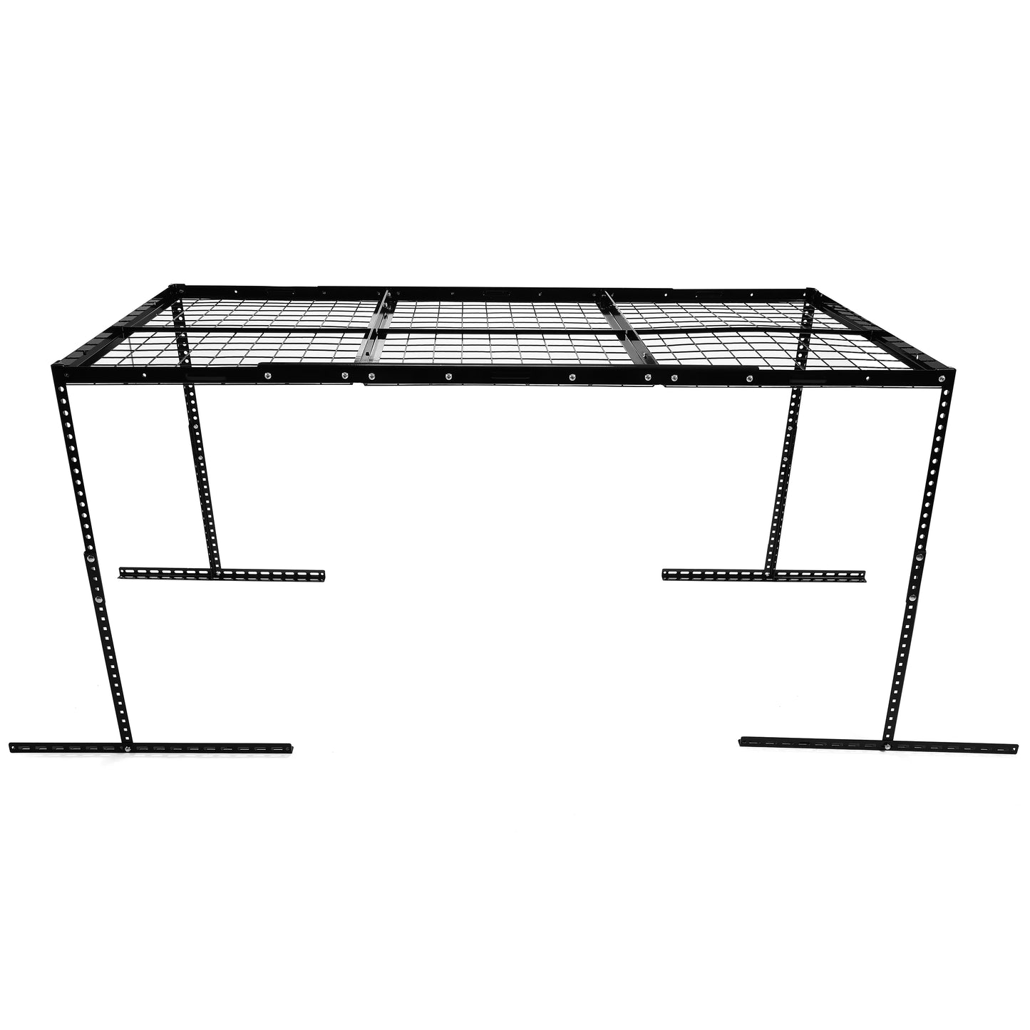 x Mounted 3FT Steel 6FT Shelf Rack HECASA Overhead 72" Ceiling Rack Storage 36" X Duty Heavy Black