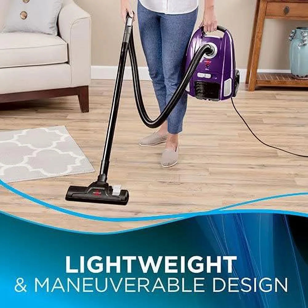 With Vacuum Extra Upright Nozzle, Cord With & Cleaning Rewind Cord Multi-Surface Wand, Suction Telescoping Automatic Cleaner Lightweight Canister Power Long Powerful