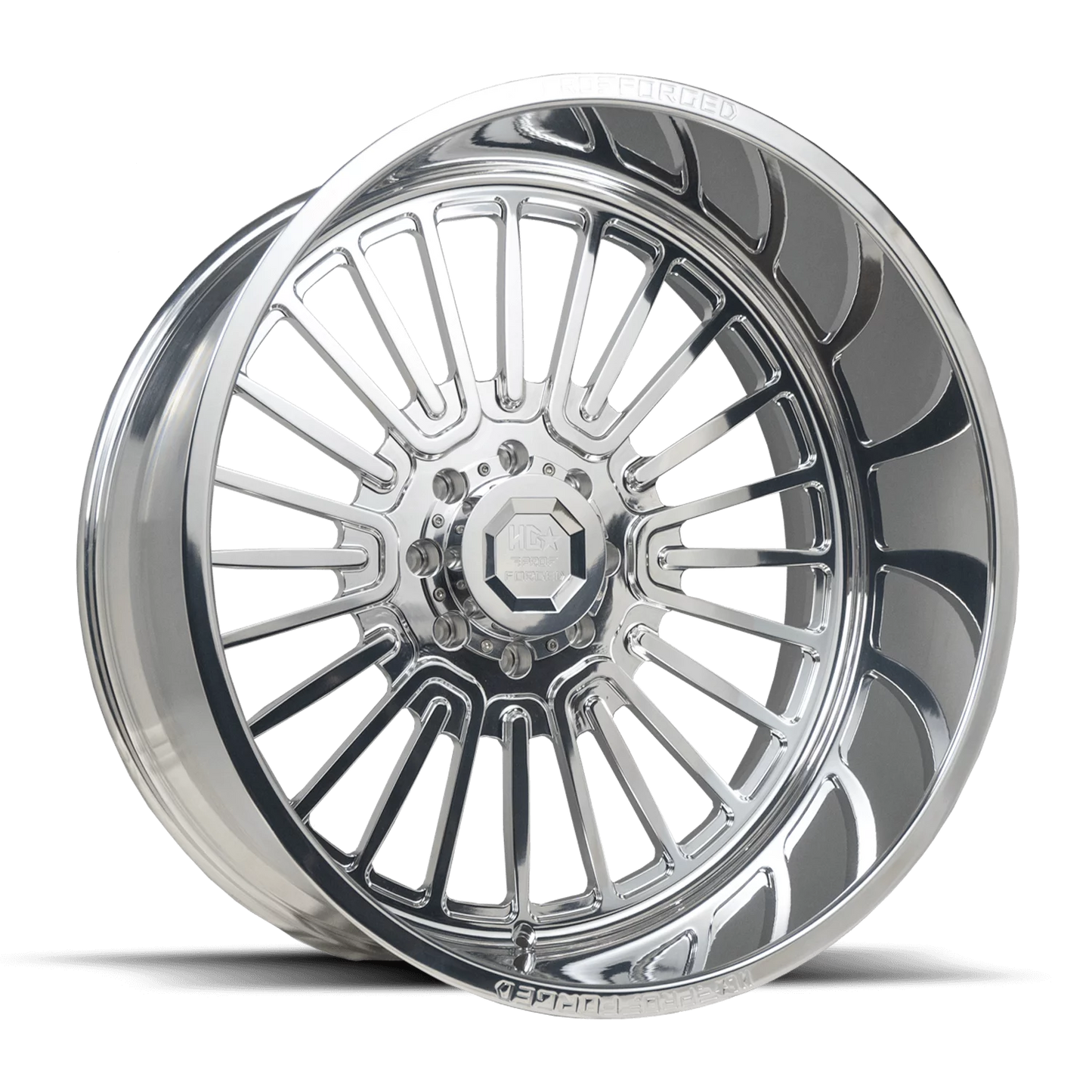 Wheel High 6 HD 8X180 LHD 122.1CB FORGED LUXXX -44ET WARHOG PRO 22X12 Polished