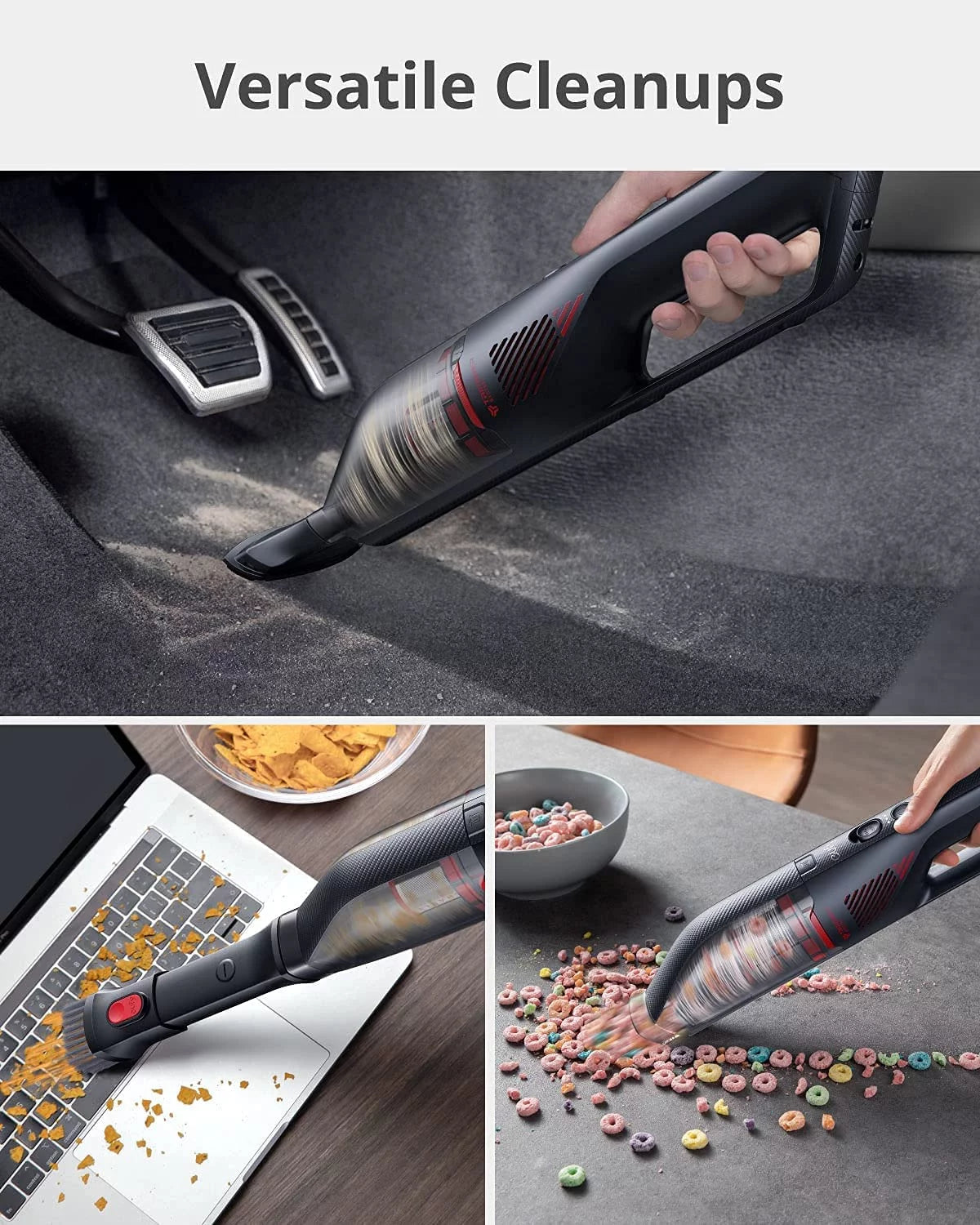 Suction Venture, Cleaner Vacuum 16kPa, H30 80AW, HomeVac Handheld Car Strong eufy Anker Power, Cordless Vacuum,