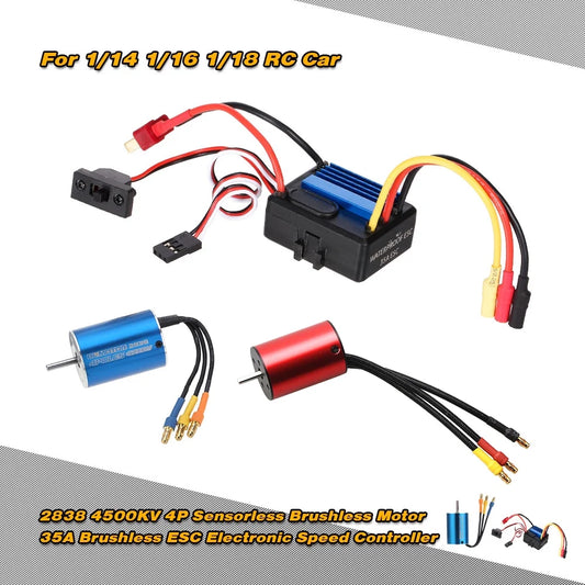 Speed 35a Andoer 1/16 1/14 4p Accessories,1/16 35a Esc 1/18 1/14 1/14 Speed 4500kv Motor Esc 35a Eryue 2838 1/18Car Mewmewcat 4500kv 1/18Speed Motor 4p Motor Esc 4p 1/16