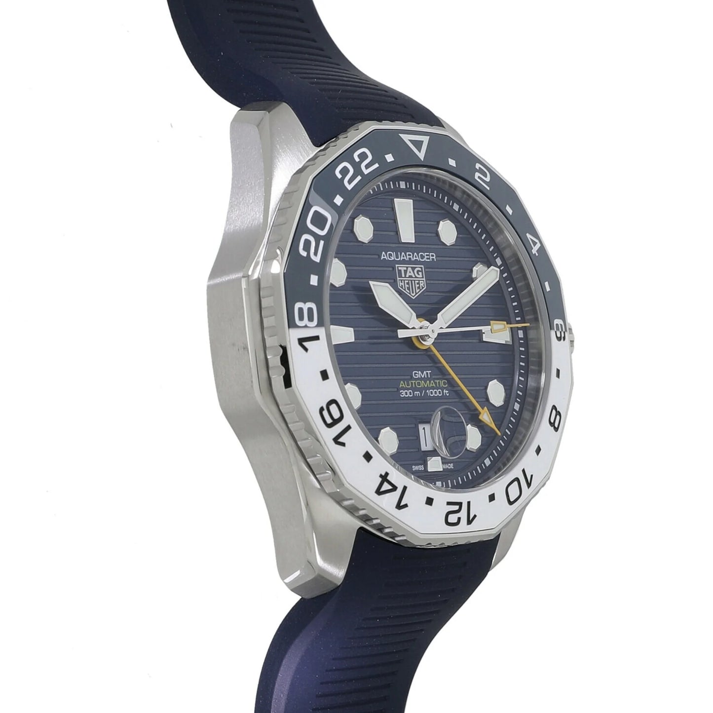 (New) Blue Caliber Aquaracer Watch WBP2010.FT6198 7 Men's 300 Tag Professional Heuer GMT Pre-Owned