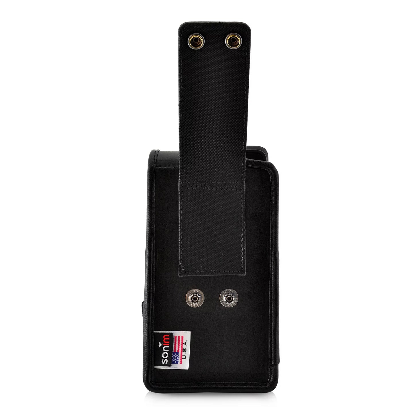 Vertical Phone Case CERTIFIED IS Belt Sonim XP8 Holster Black Clip Radio C1D2