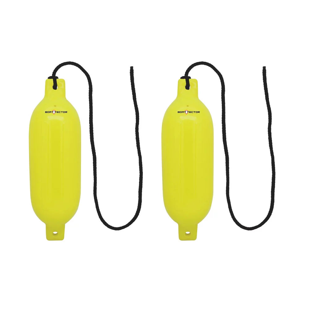 3006.7599 Fender Inflatable Neon Extreme x - BoatTector Max Value Yellow 2-Pack 6.5" 22",