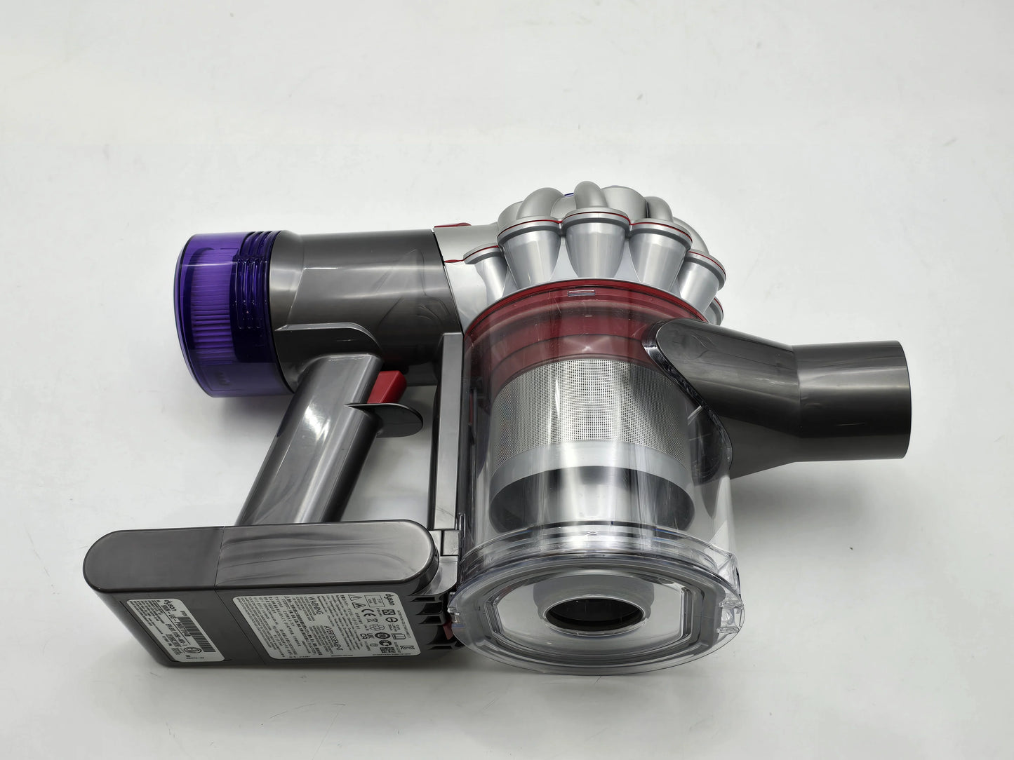 Absolute - Runtime SIlver Up Box Vacuum Cordless 40 SV25 V8 Min Open Dyson to