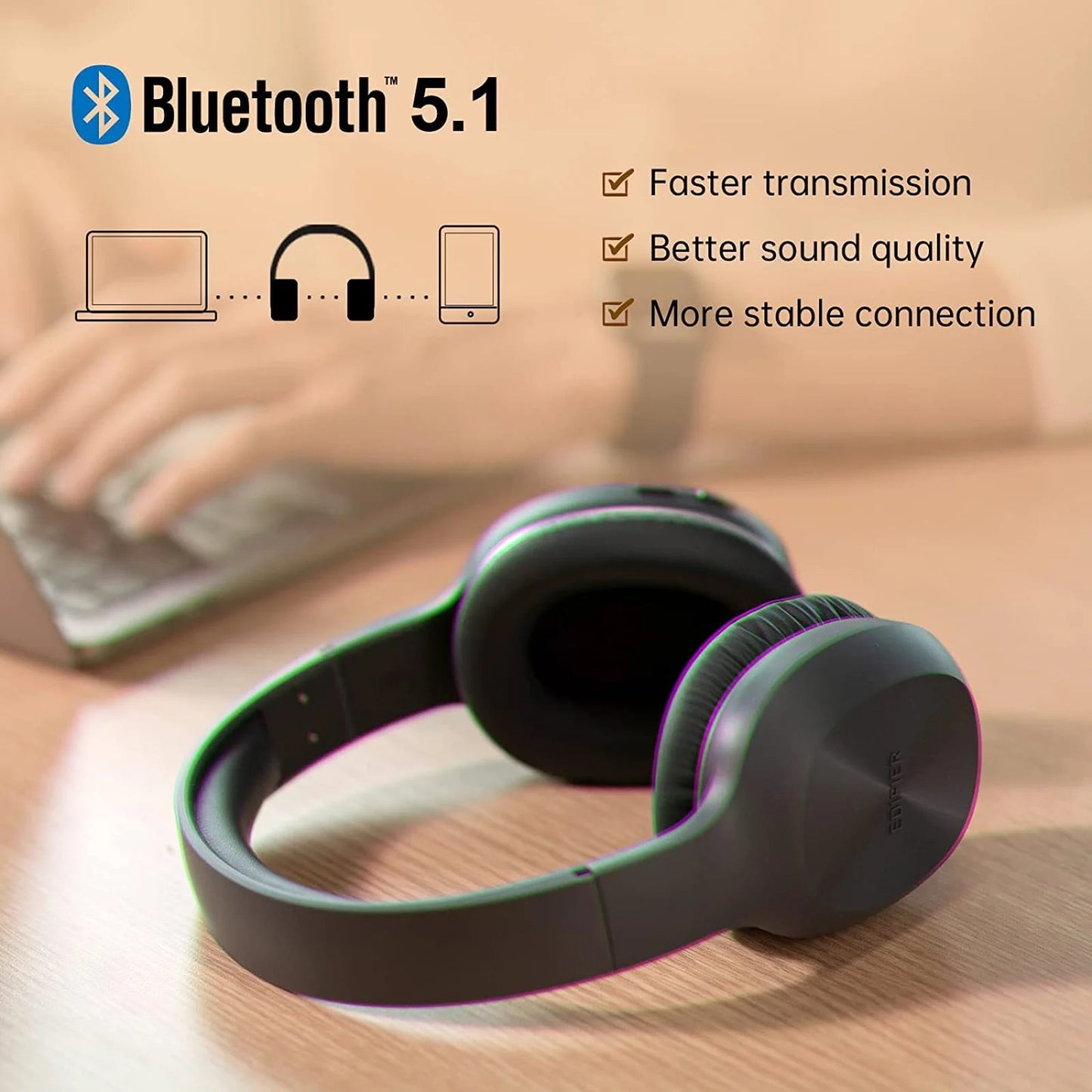 Stereo Bluetooth W600BT Headphones