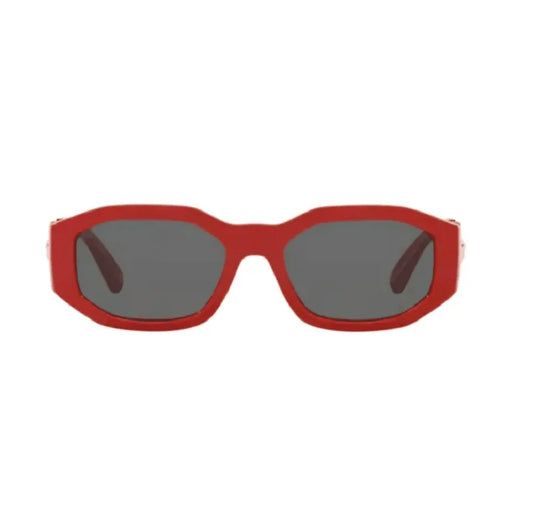 Versacce 53mm/16-140 Red Unisex's Geometric Adult VE4361 Sunglasses Plastic