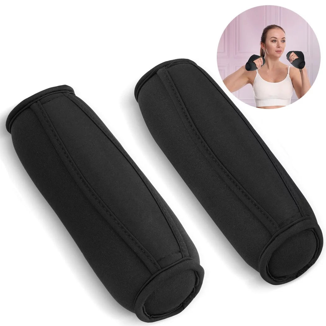 with Dumbbell Weight Set Strap 2lbs Running, Men. Weight Sets of Physical Hand for Therapy Adjustable and Walking Women Jogging, Dumbbell 0.9kg for 2, Hand / Hand