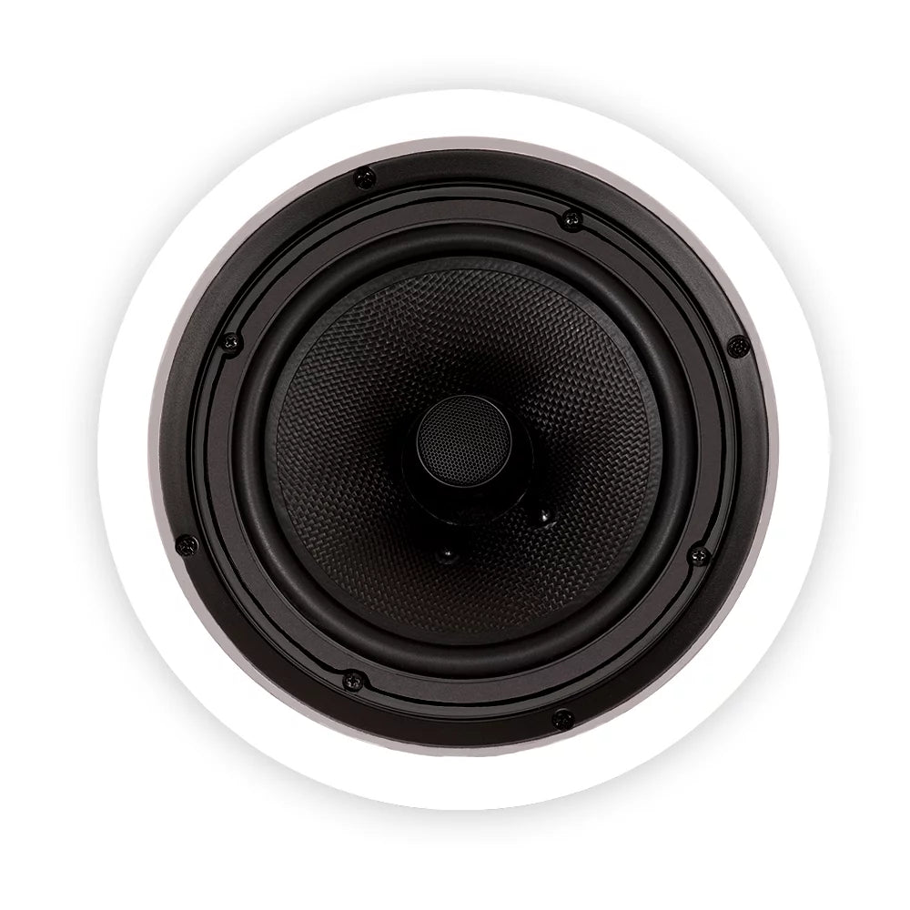 Sound Solutions Theater Ceiling 8" Theater Speakers In Pack TS80C Home 4 Pair Surround