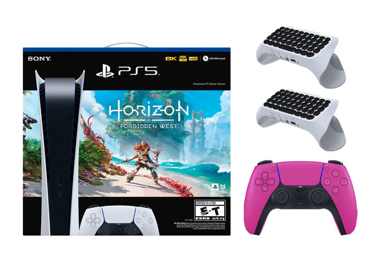 with Playstation Digital Wireless Keypad Forbidden Pack Pink Surge Extra Bundle Controller 2 5 Horizon Sony West with