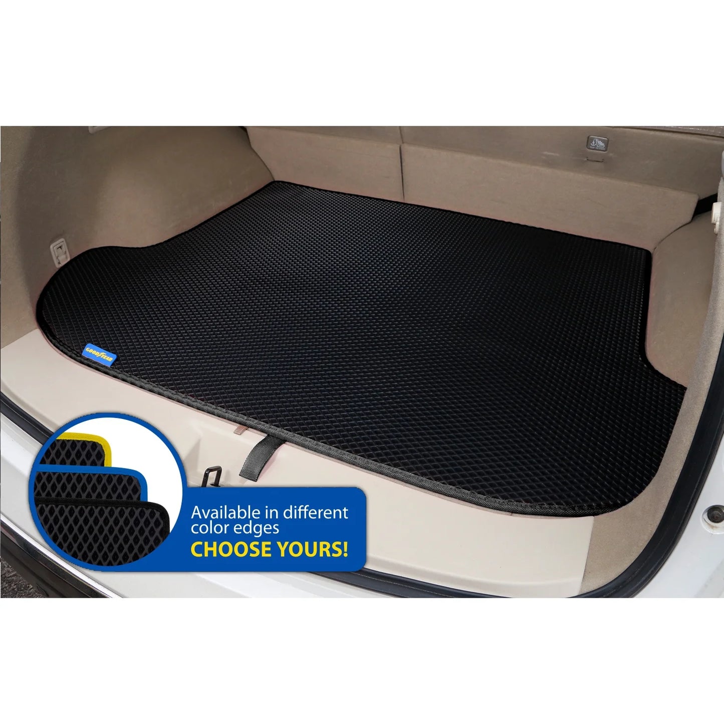 Waterproof,Liquid Murano Nissan for Heavy Cargo GY004520 Fit & - Custom Liner Cargo Dimond with Dirt Shape,Luggage Technology Anti-Slip Goodyear - Mat Trapping - 2015-2024 Liner Liner, Trunk Duty