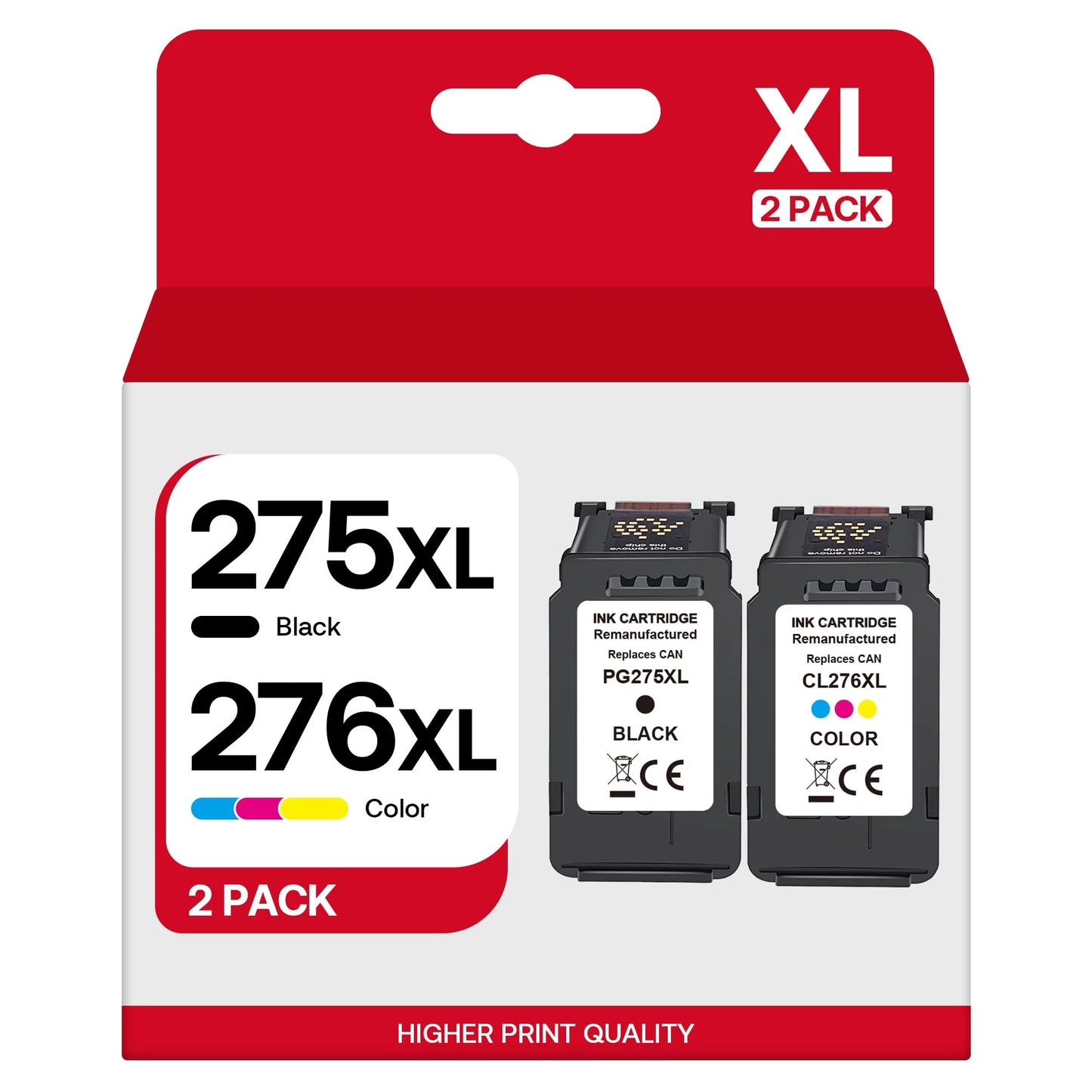 (1 Pack Multi for TR4722 1 Printers TS3500 Black, Canon Color) TS3522 XL Ink 275XL TS3520 PIXMA Value Replacement TR4700 276 Compatible Pack TR4720 276XL Cartridge Canon 275 for Combo PG-275 CL-276