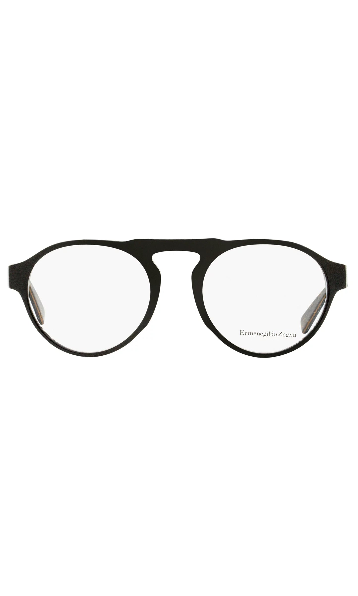 001 EZ5188 53 Men's Demo Round Eyeglasses Zegna Ermenegildo