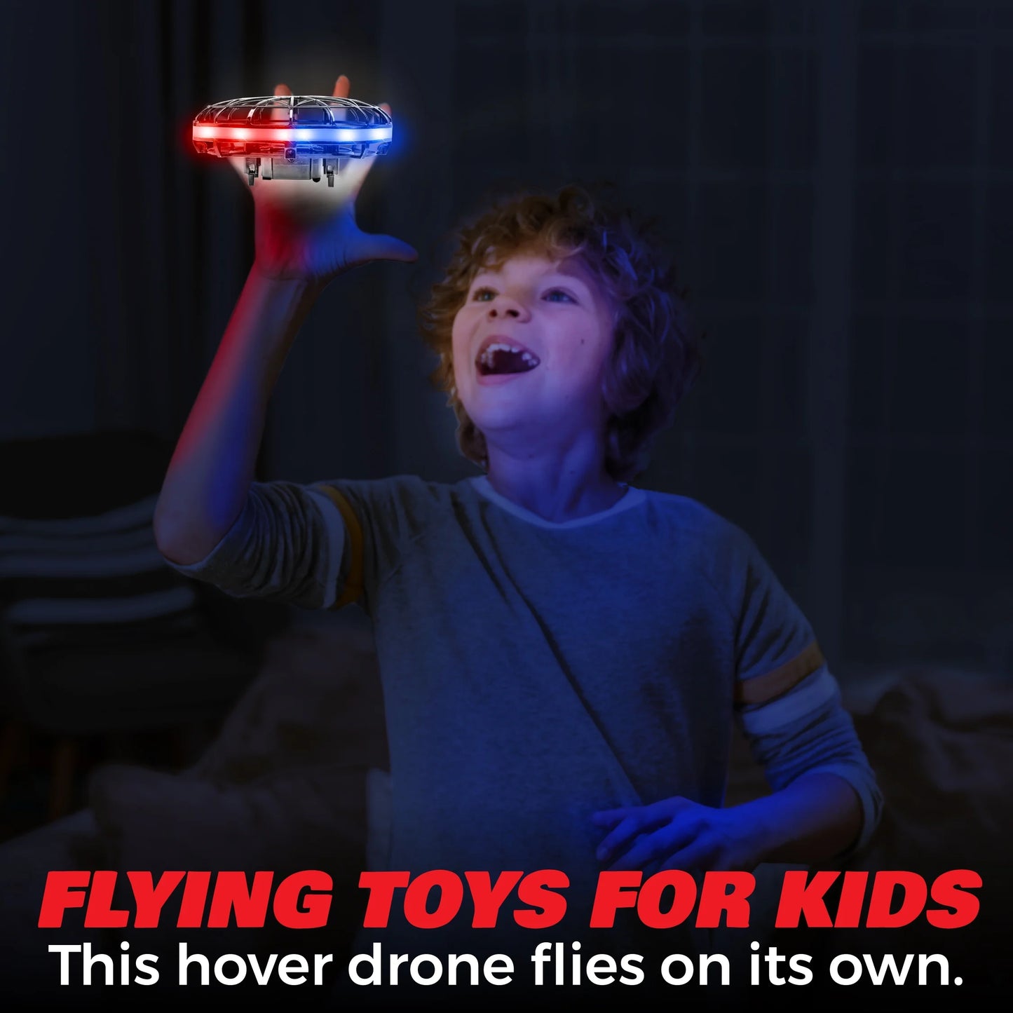 | Mini for Hover Toy Kids Scoot Mini Drone with Ball Boys Lights LED Aerial Hand UFO Indoor Controlled Girls and Force1 Drone Flying