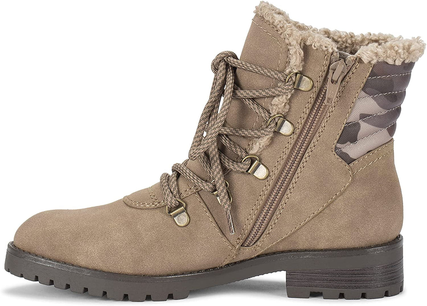 6 Dennison Boots Camo BareTraps Womens Mushroom