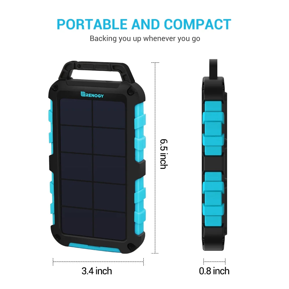 Solar E.POWER Portable 10000mAh Renogy Charger