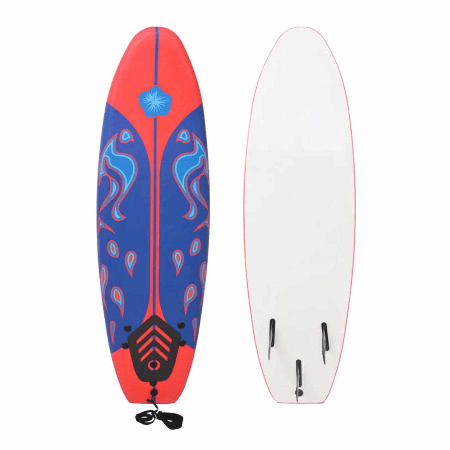 Walmeck Surfboard Blue Red and 66.9"