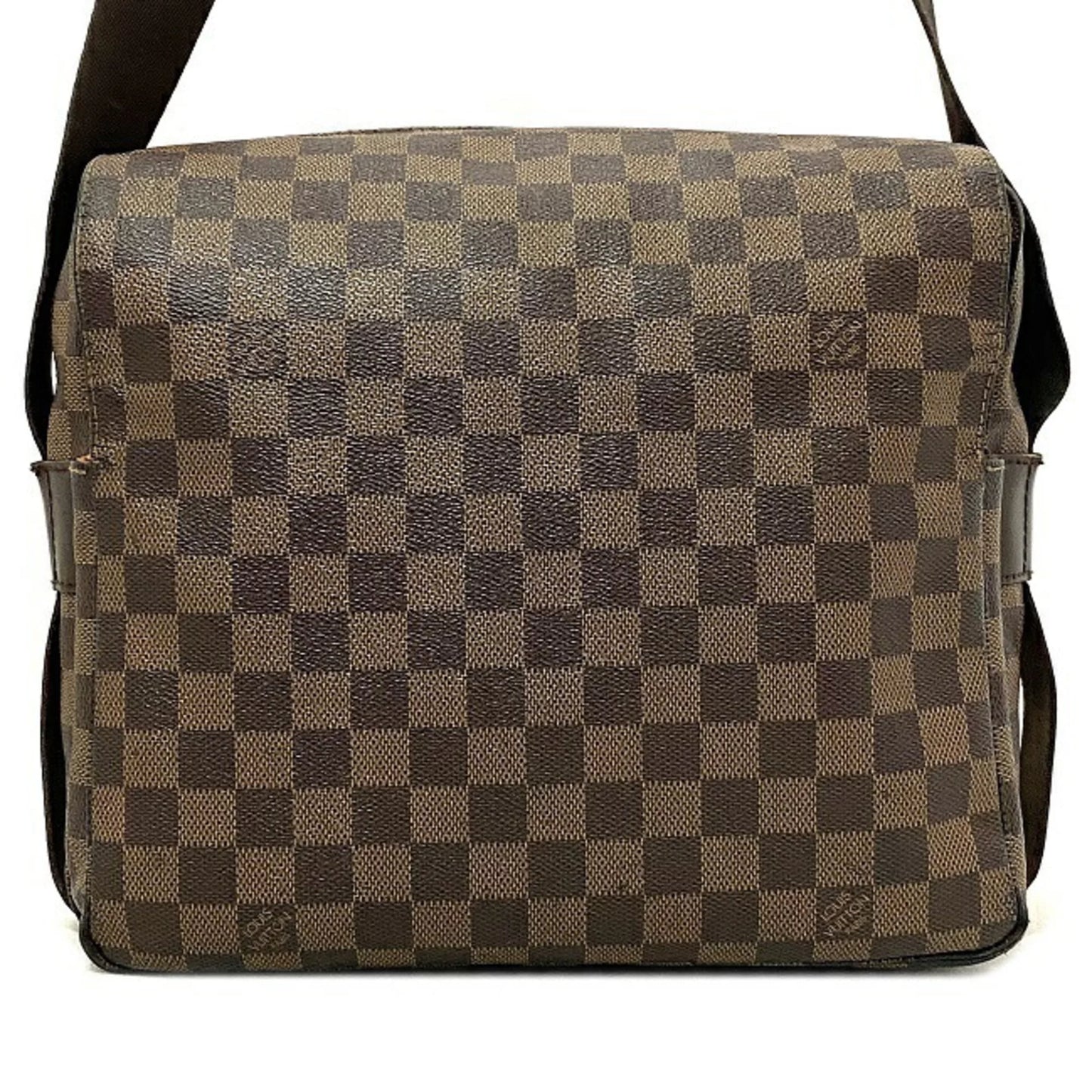 (Good) Shoulder Ebene N45255 SR0055 Brown Vuitton Damier LOUIS Louis Pre-Owned VUITTON Bag Naviglio