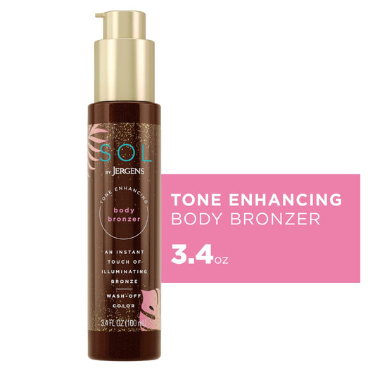 Tones, Self Jergens Tanner All 3.4 Unique Skin For by fl Bronzer, SOL oz Body Tanner Sunless