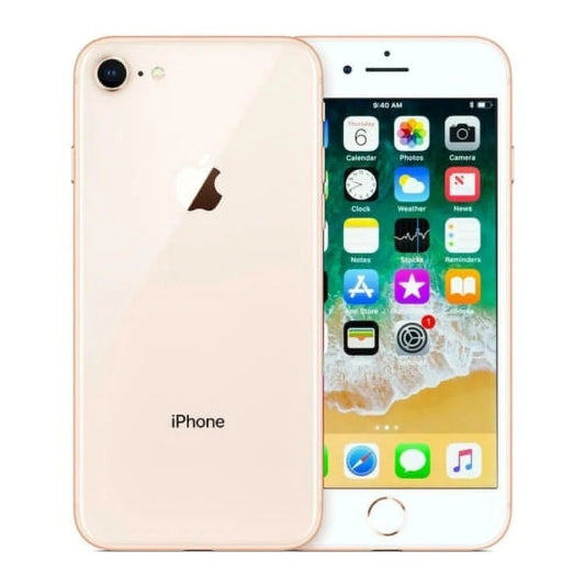 Smartphone Unlocked Gold Apple GSM AT&T - Restored T-Mobile 256GB iPhone 8 (Refurbished) Factory