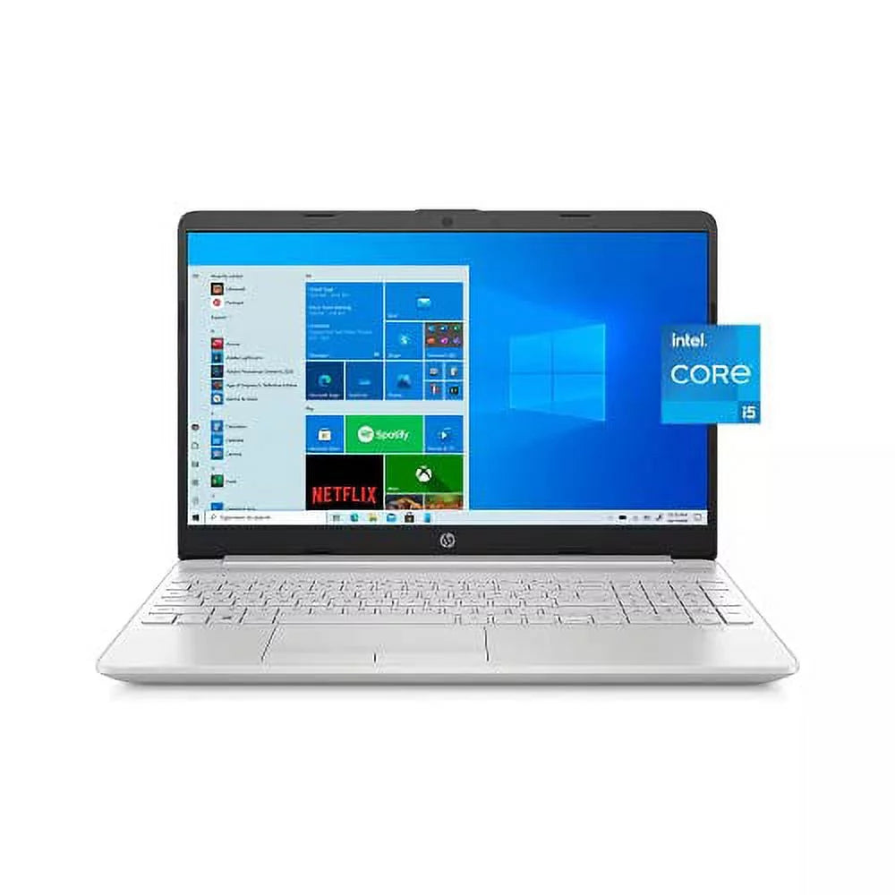 Windows HD Graphics BT Laptop Silver 10 HP AC Xe 15.6" WiFi DDR4 NVMe Accessories HDMI USB-C 256GB 16GB 4-Core SSD RJ45 Intel Keyboard Touchscreen Iris i5-1135G7 PC w/RE 2022 Backlit Webcam