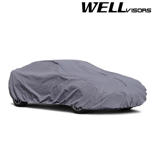 3-6898089SN Genesis Weather Car G80 Proof UV All Gray 2017-2024 WellVisors Cover for