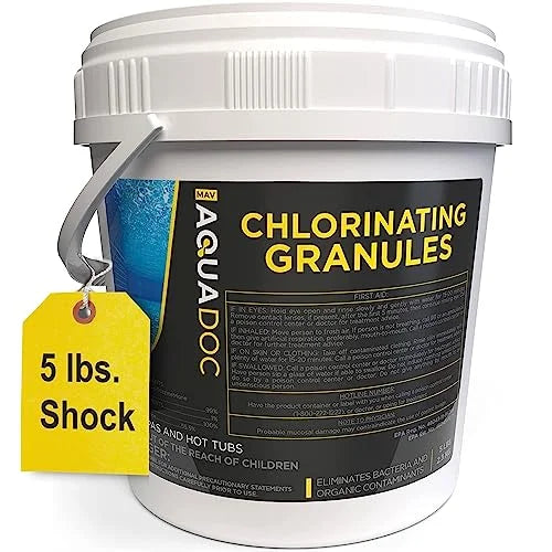 Super Fast Chlorine Treatment Pool Swimming Treatment - Shock for Pools Shock great Acting Shock Shocking - This for a Pool Saltwater is Pools Inground Pools Pool Ground AquaDoc and Shock - Above Pool