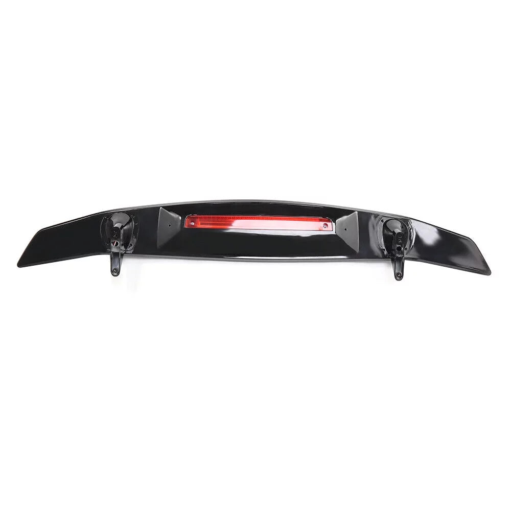 2016-2021 Black Civic Trunk For Wing Light Lip Glossy Honda Sedan Spoiler Brake