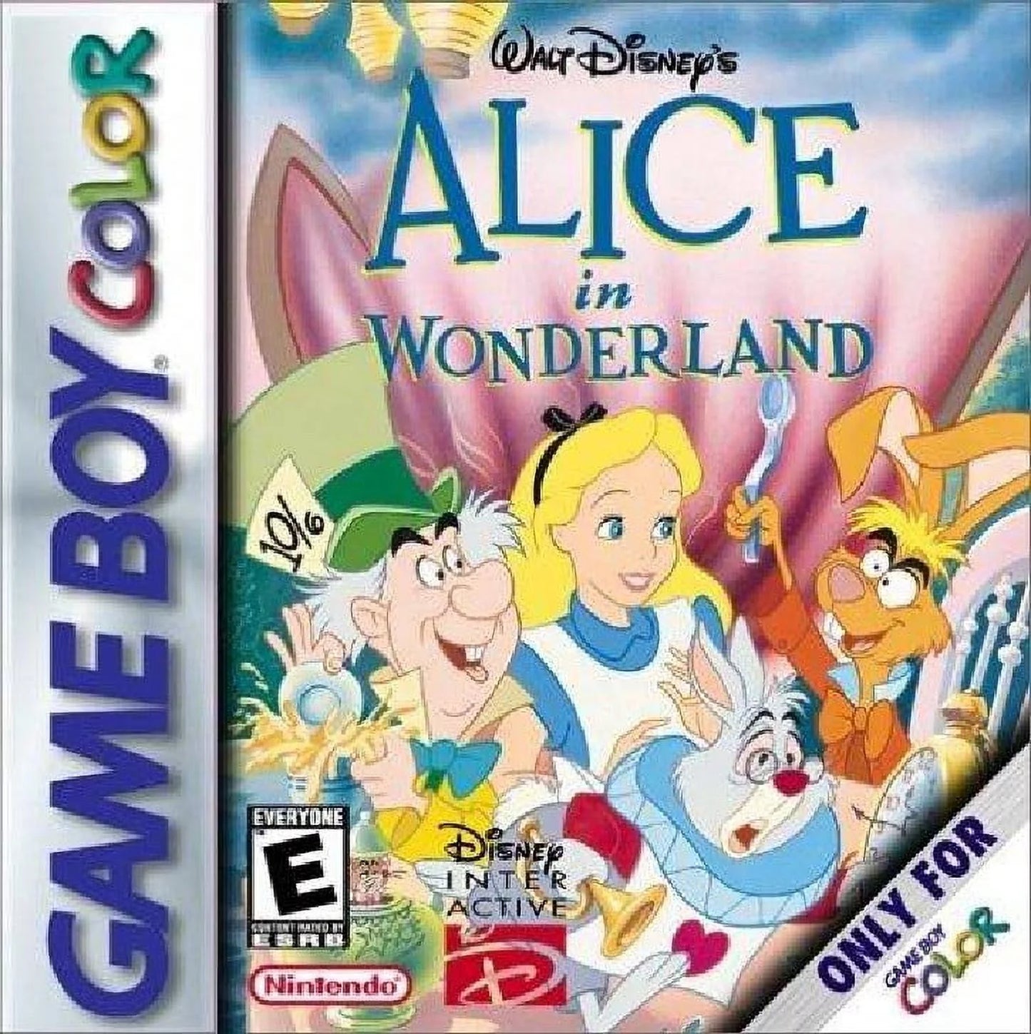 (Nintendo (Refurbished) Restored Disney Wonderland in Alice GameBoy Color, 2000) Game