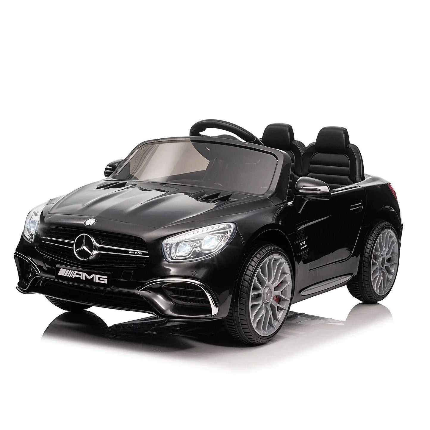 12V Kids Electric AMG Officially Car Remote Control with Ride On SL65 - Licensed Benz Mercedes