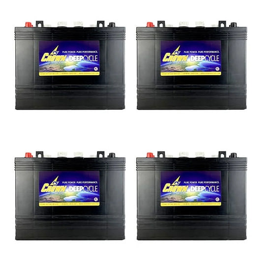 T1275 AH Battery Deep for Battery Trojan X4 Crown 150 Cycle Replacement