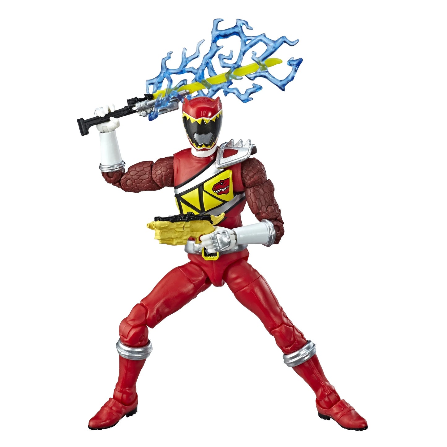 Action Toy for Boys Figure Power Lightning Ranger and Girls Charge Dino Red Collection Rangers: (6”)